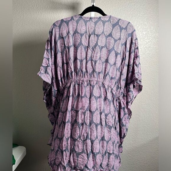 GUC Napua Collection- Honolulu Brand Pink Gray Swim Suit Cover Up Beach - OS - Picture 8 of 10